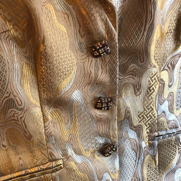 Ross Mayer silk blazer, sz 6 - Picture 4 of 5